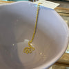 Petite pebble chain necklace Gold LittleLintons