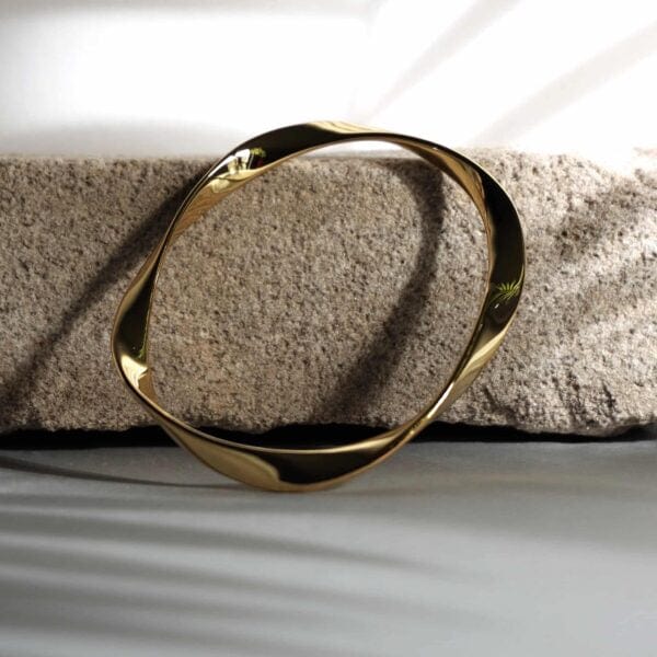 Lotus bangle Gold S/M LittleLintons