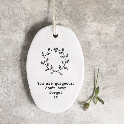 Message oval decoration Gorgeous LittleLintons