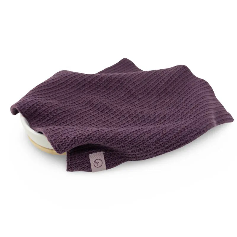 Ecovask face cloths Grape LittleLintons