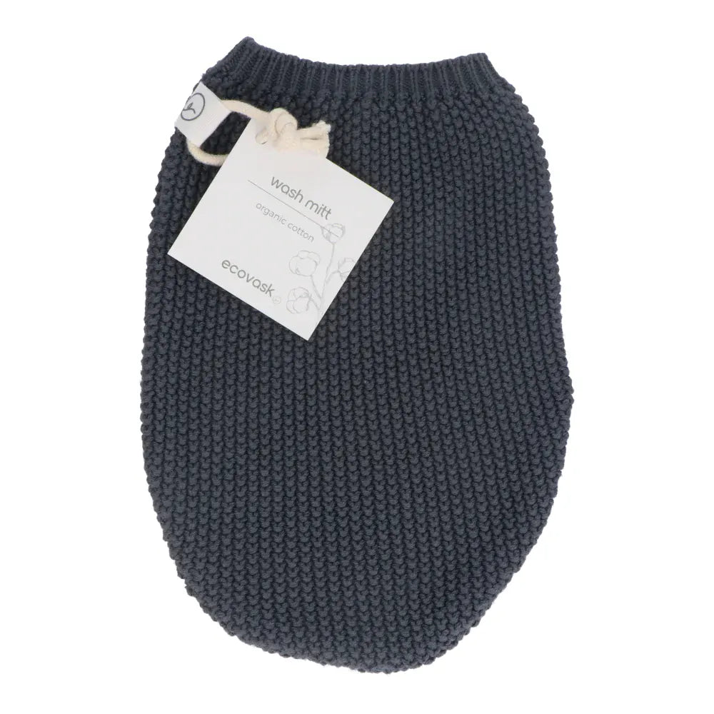 Ecovask wash mits Graphite LittleLintons