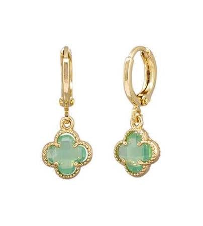 Felice Earrings Green LittleLintons