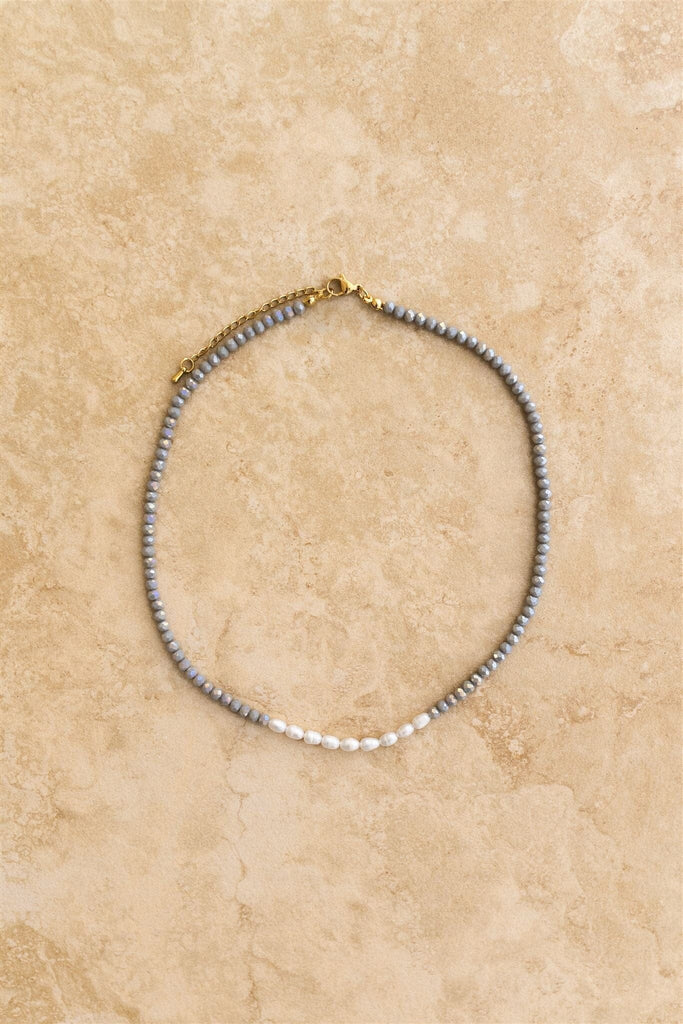 Arlo necklace Grey LittleLintons