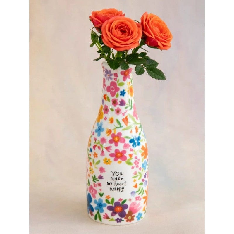 Bud vases Heart happy flower LittleLintons