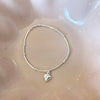 Silver  charm bracelets Heart puffy LittleLintons