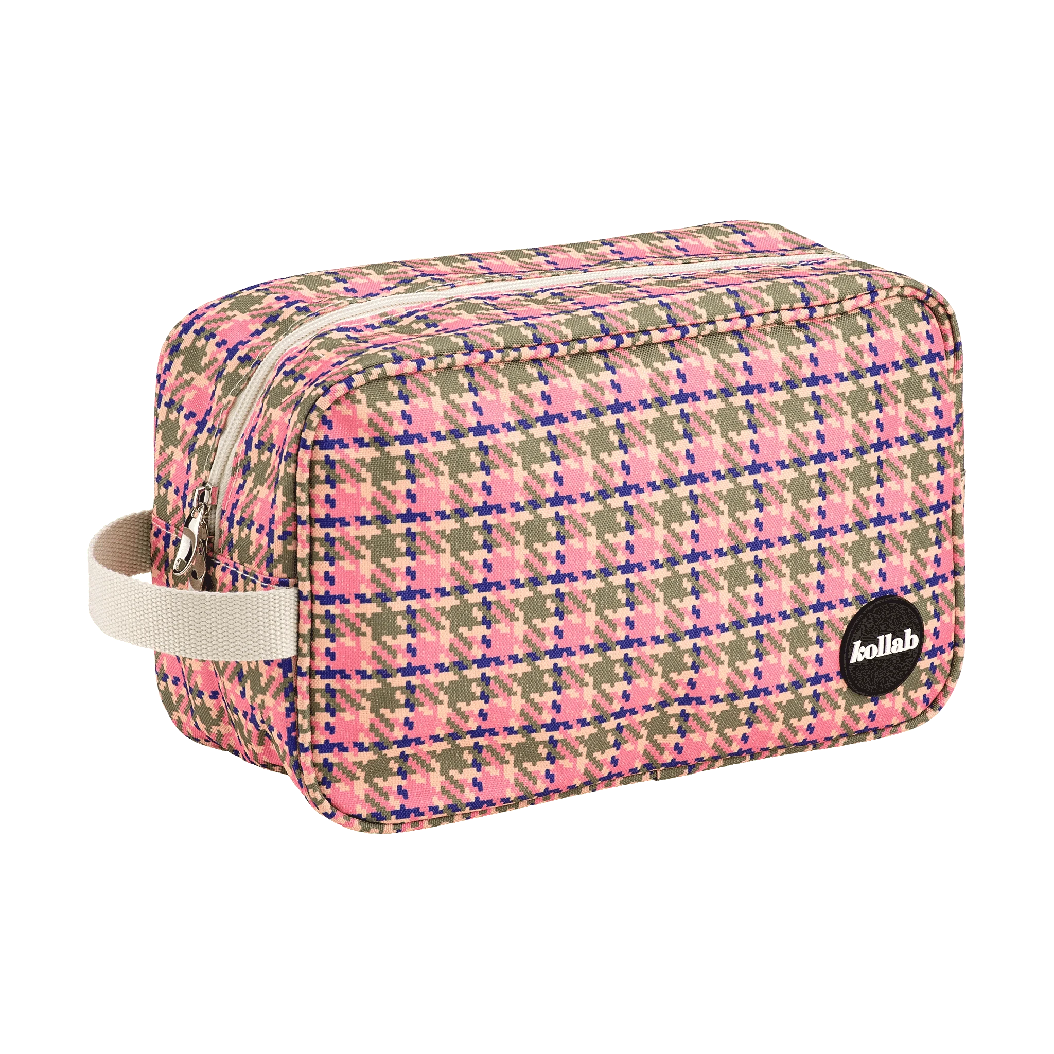 Kollab travel pouch Houndstooth Kollab
