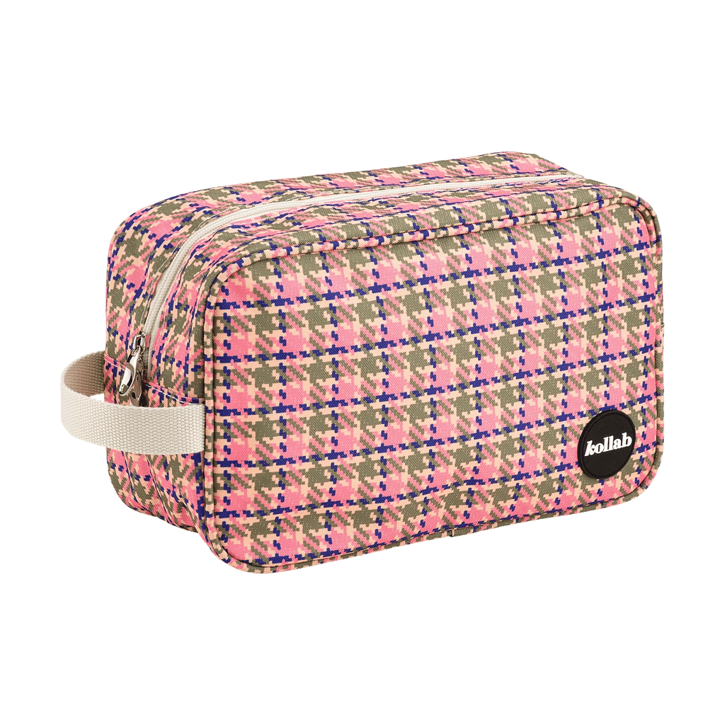 Kollab travel pouch Houndstooth Kollab
