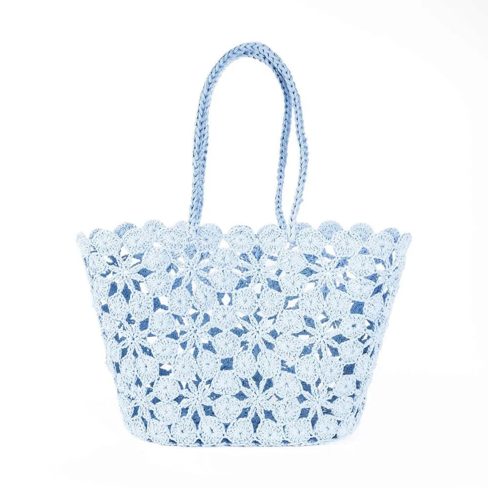 Jane tote Hydrangea & gold LittleLintons