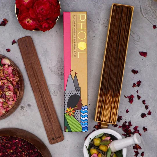 Phool incense sticks box indian Rose LittleLintons