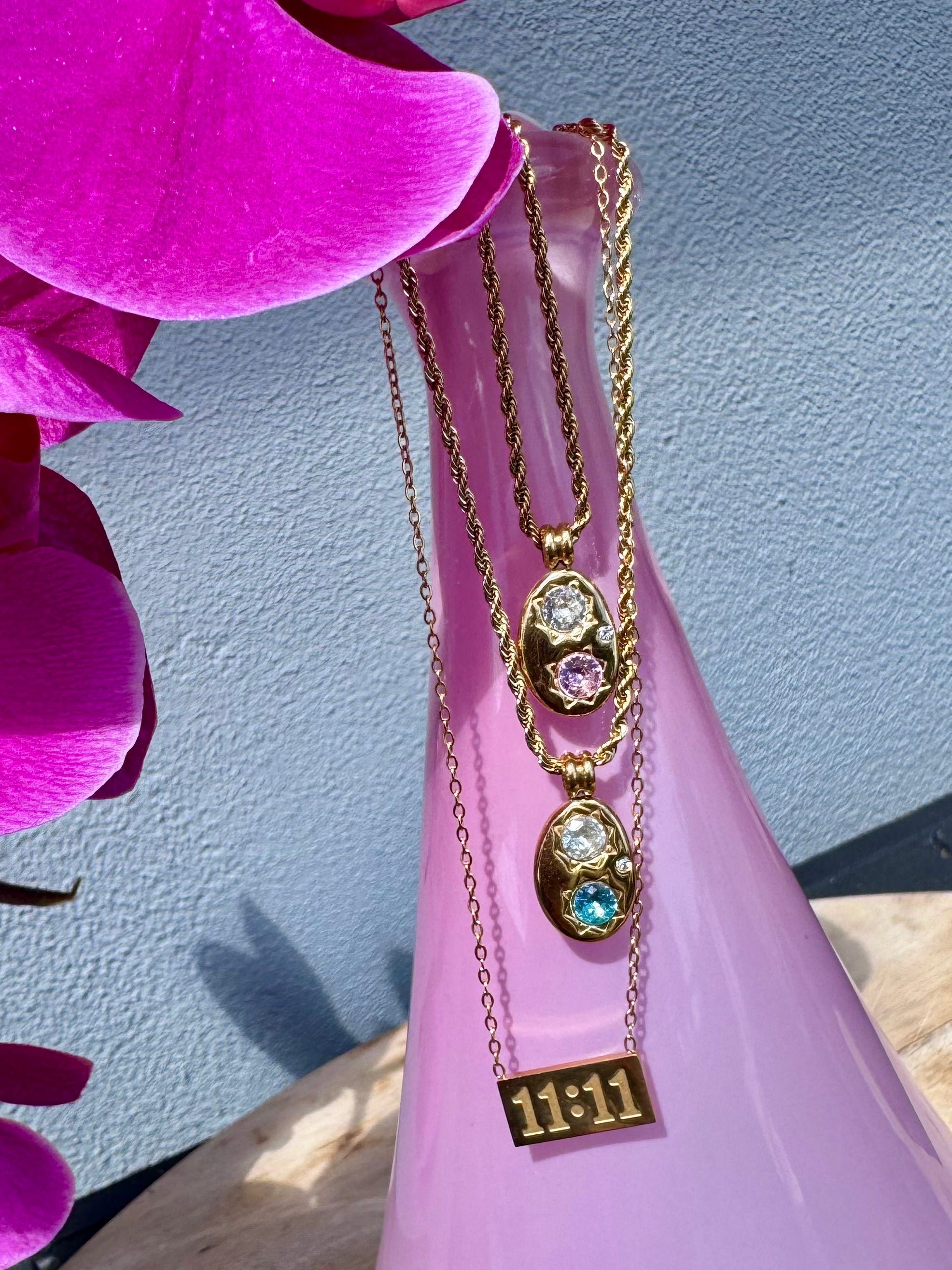 blue whisper pendant necklace Innerbloom