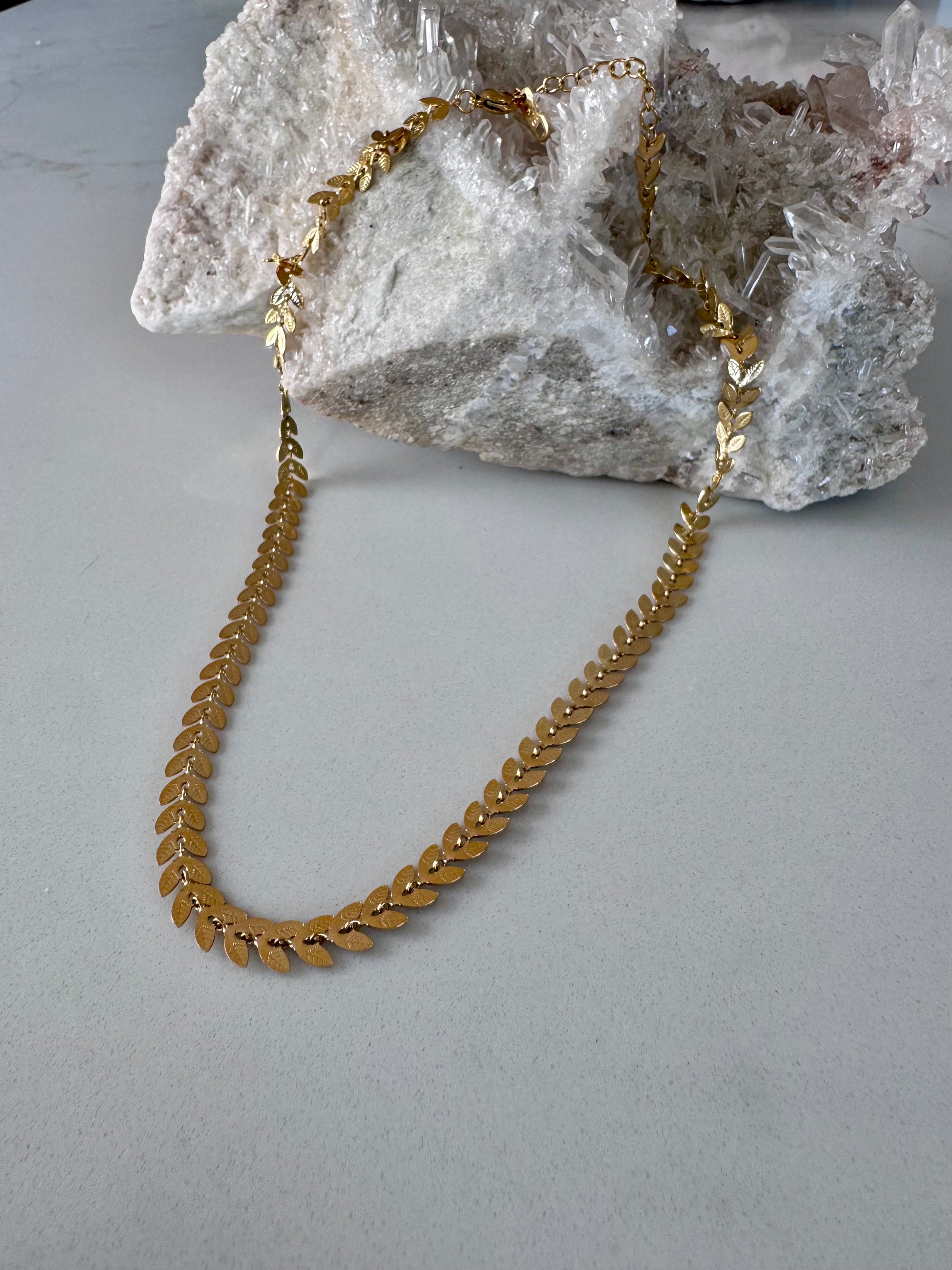 Golden Flourish necklace Innerbloom