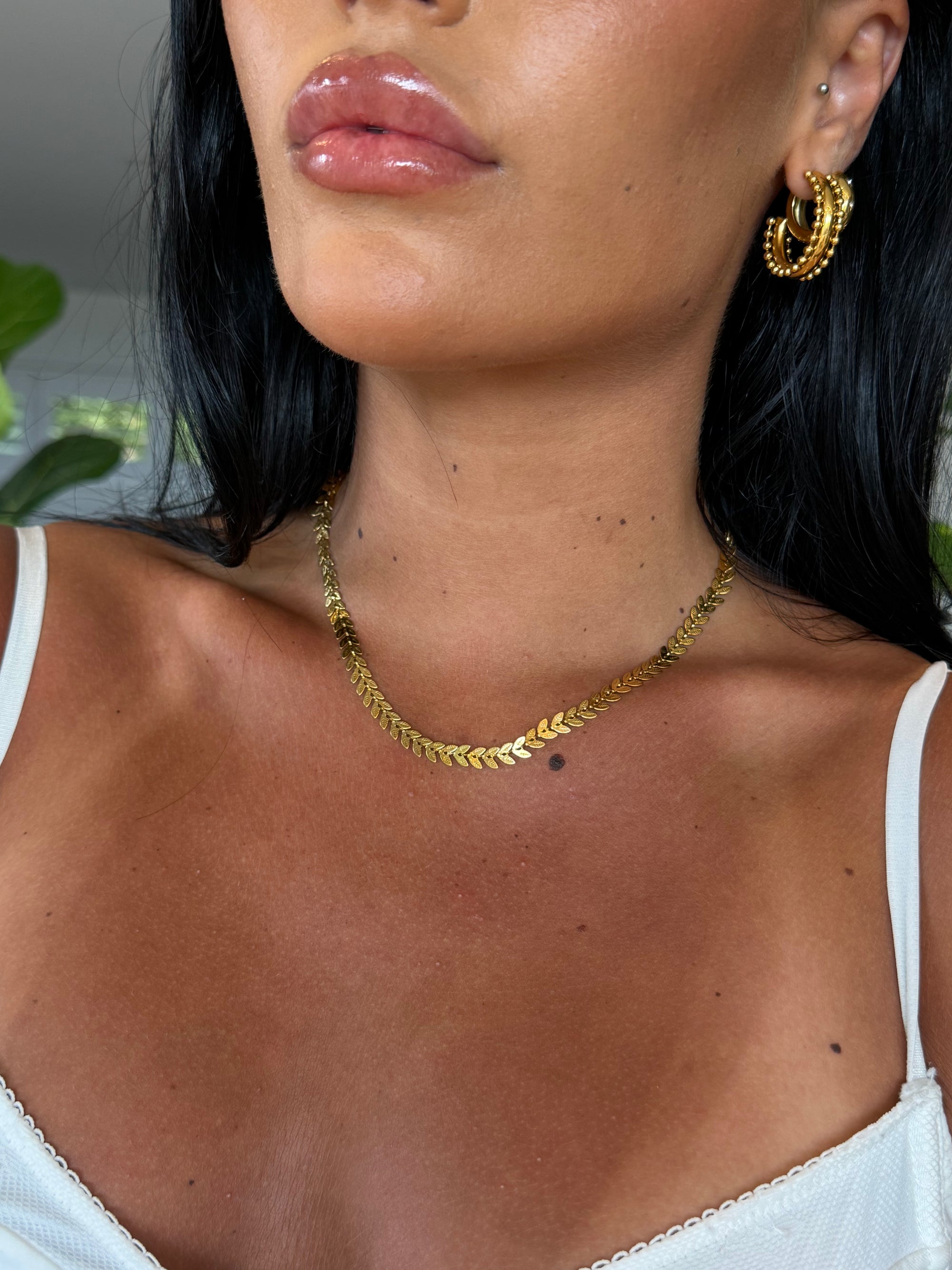 Golden Flourish necklace Innerbloom