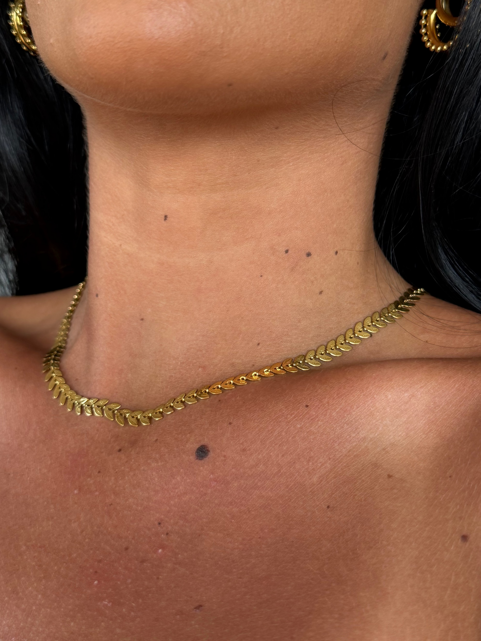 Golden Flourish necklace Innerbloom