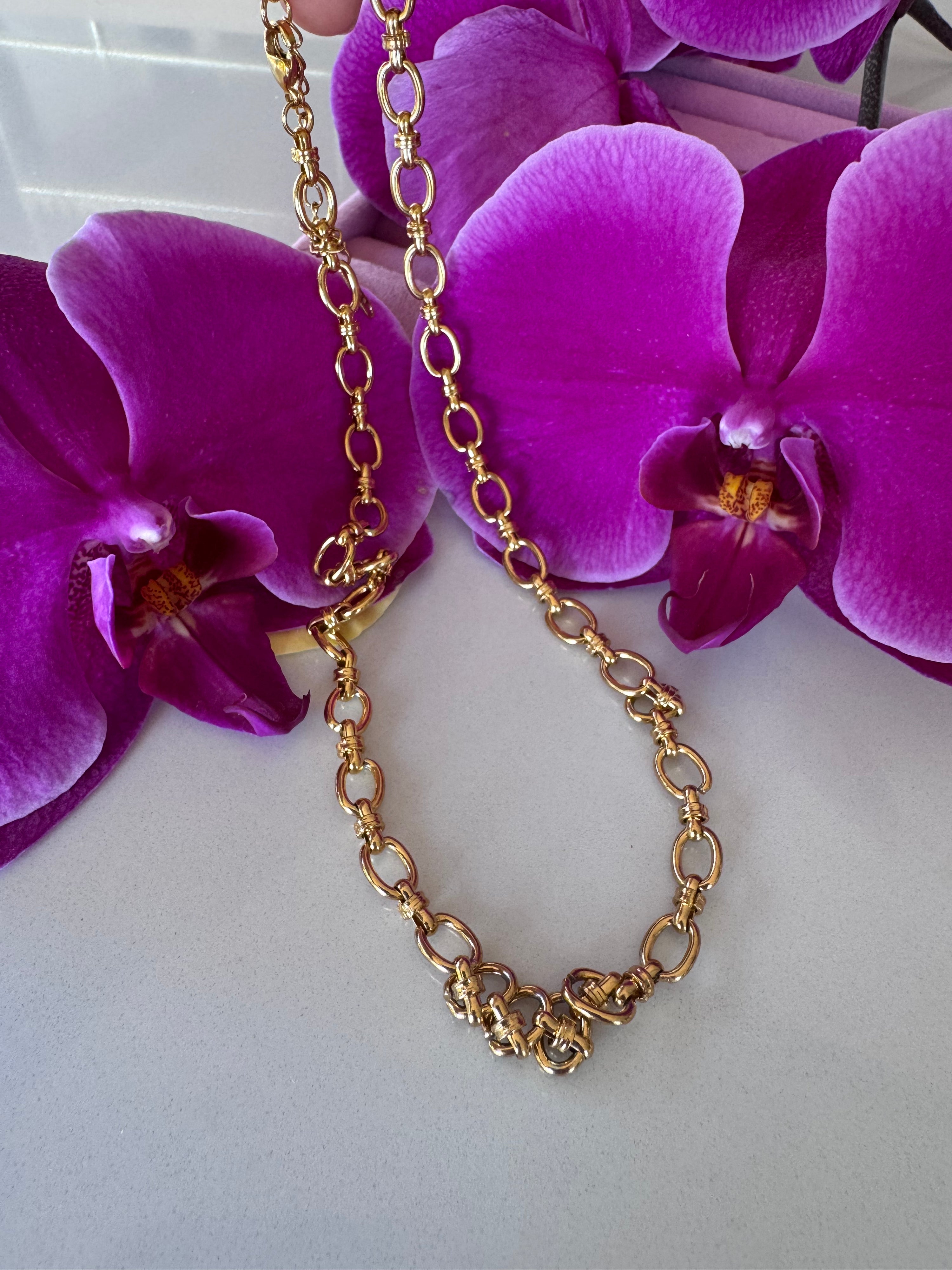 Golden Link Necklace Innerbloom