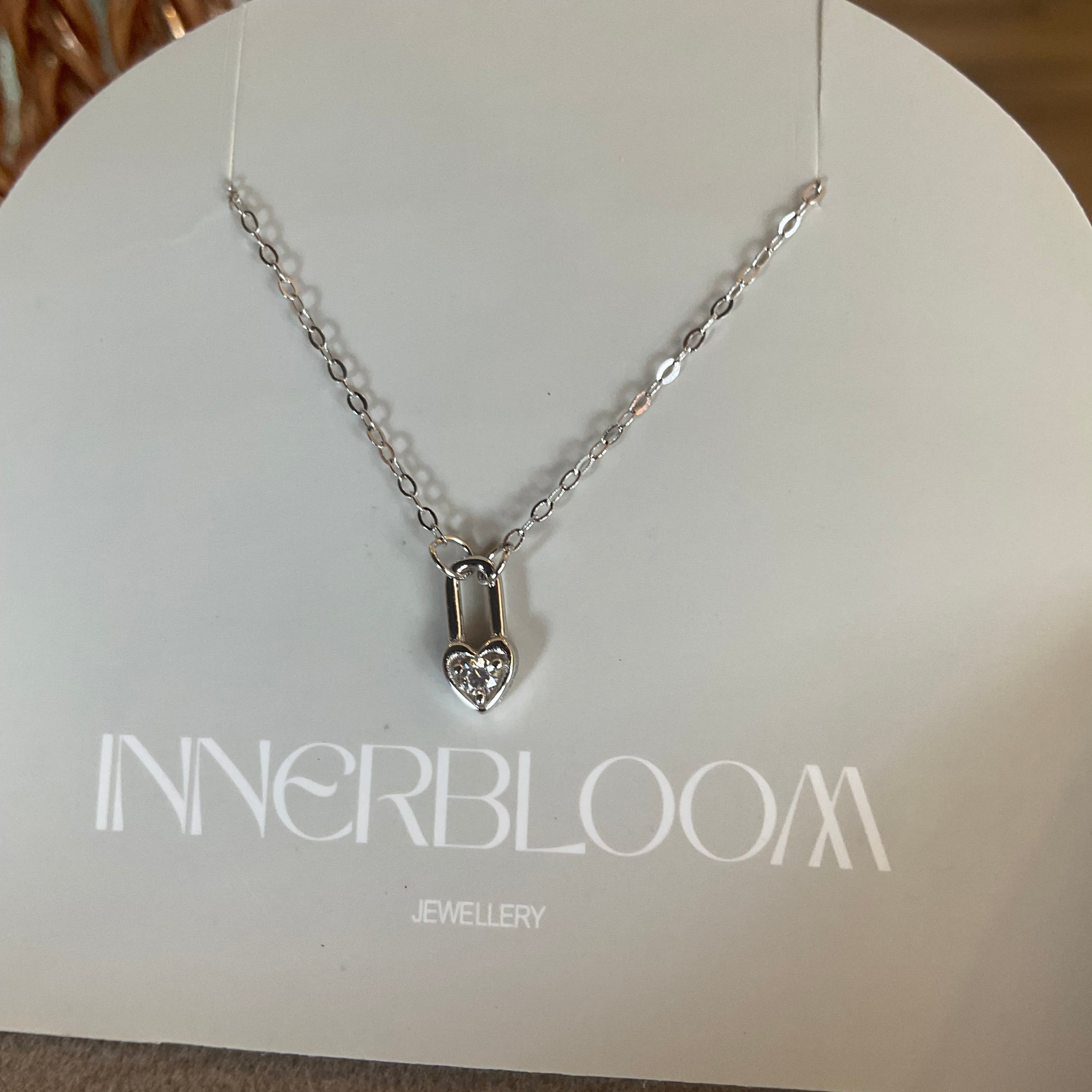 ‘Heart locked in’ necklace Innerbloom