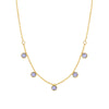 Loulou french necklace Iolite LittleLintons