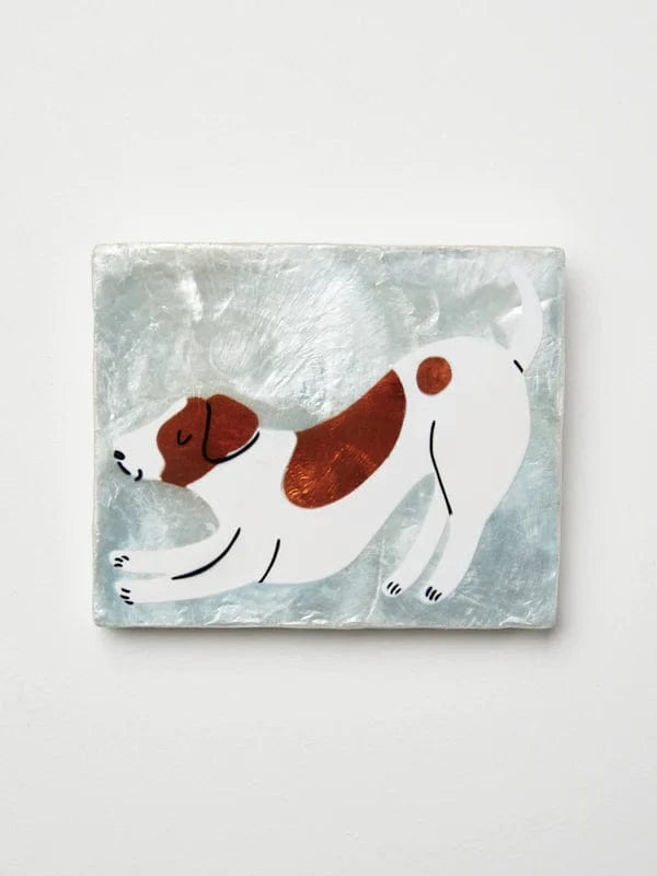 Dog tile hanger Jack Russel LittleLintons