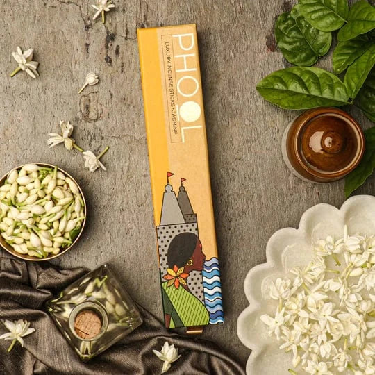Phool incense sticks box Jasmine LittleLintons
