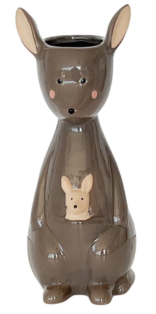 Aussie animal  pots Kangaroo vase LittleLintons