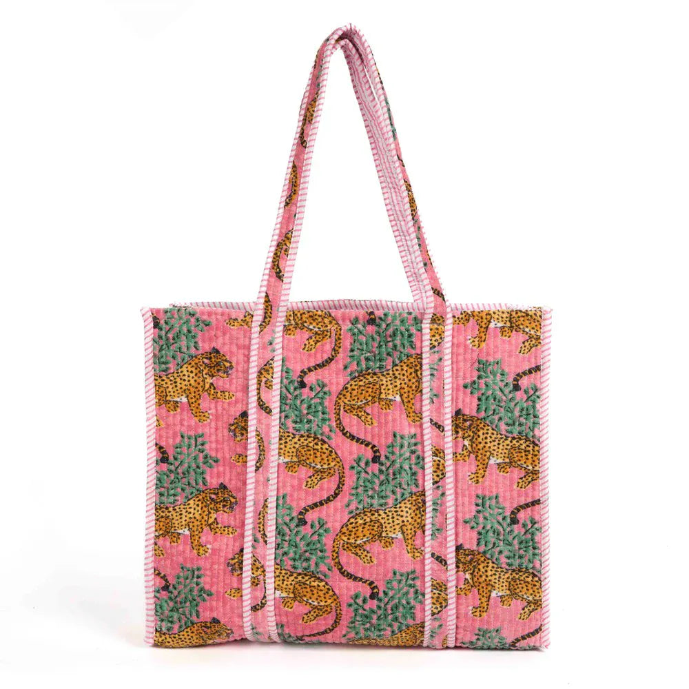 Parisian cool  panther tote Kollab