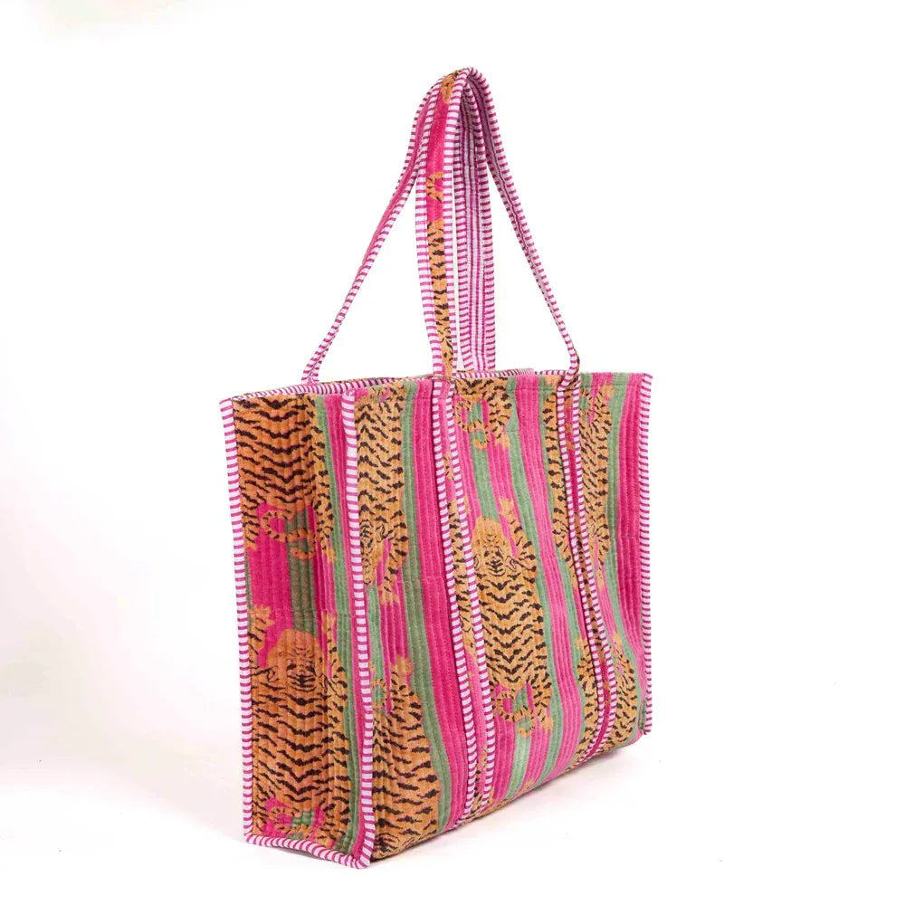 Parisian cool Tiger  tote Kollab