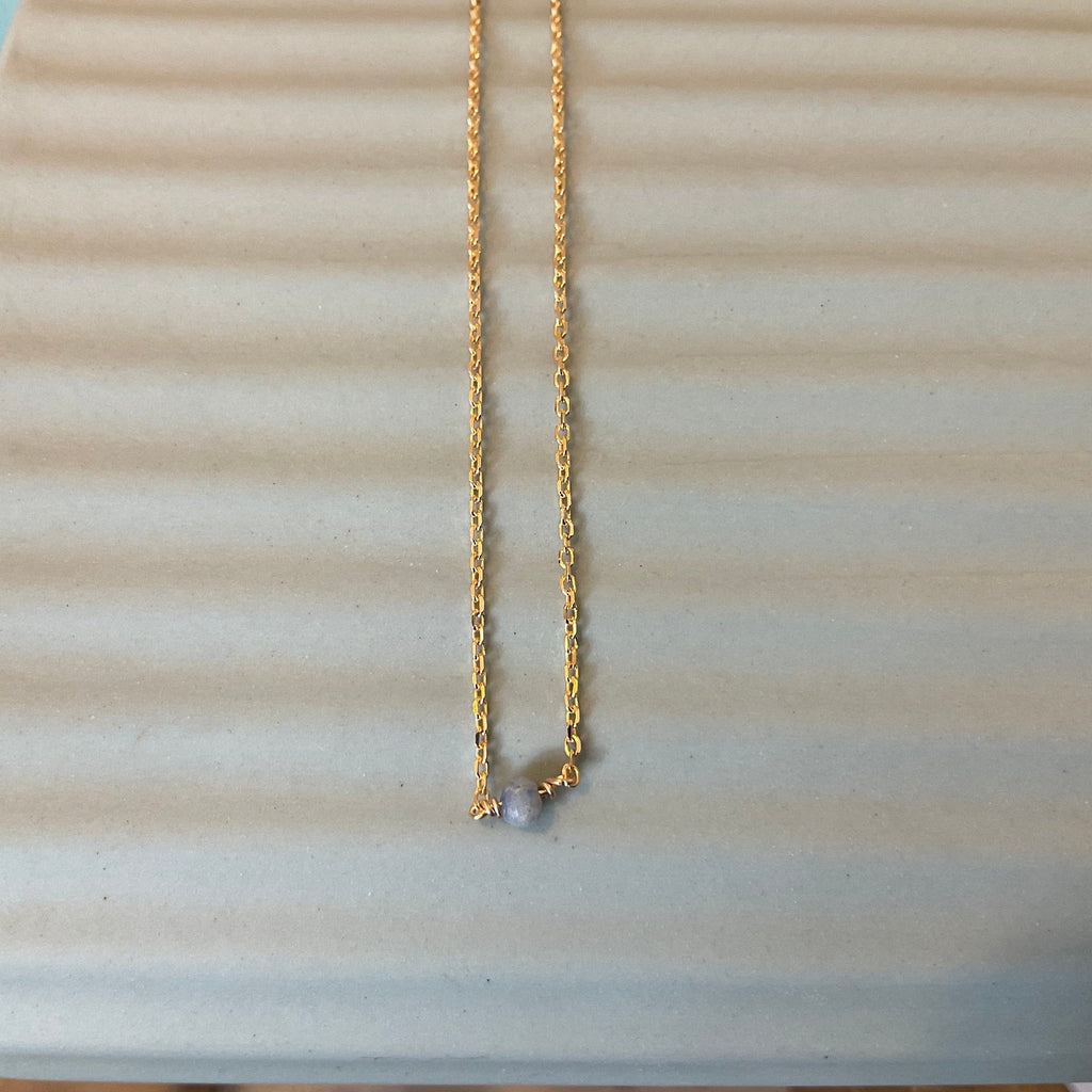 Rose necklace Labradorite LittleLintons