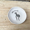 Message mini dish Let it go LittleLintons