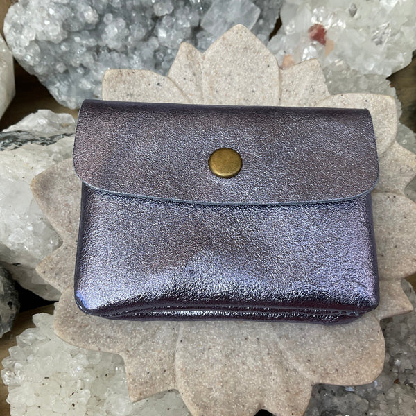 Maison leather purse Lilac LittleLintons