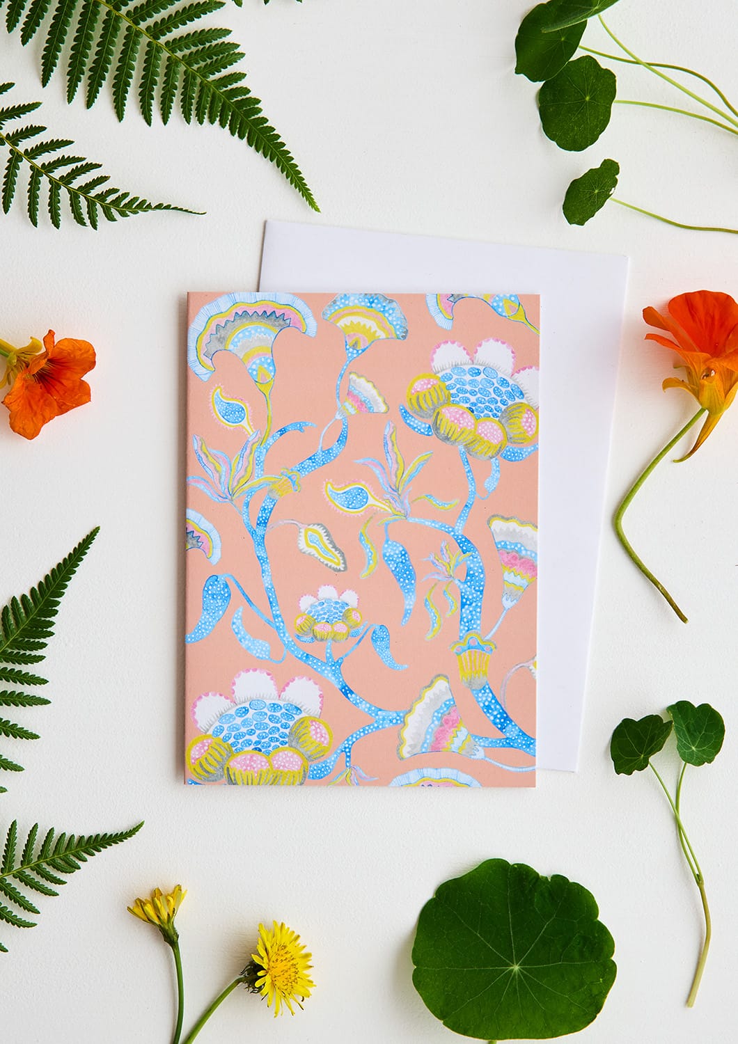 Angus Celeste  peachy card LittleLintons