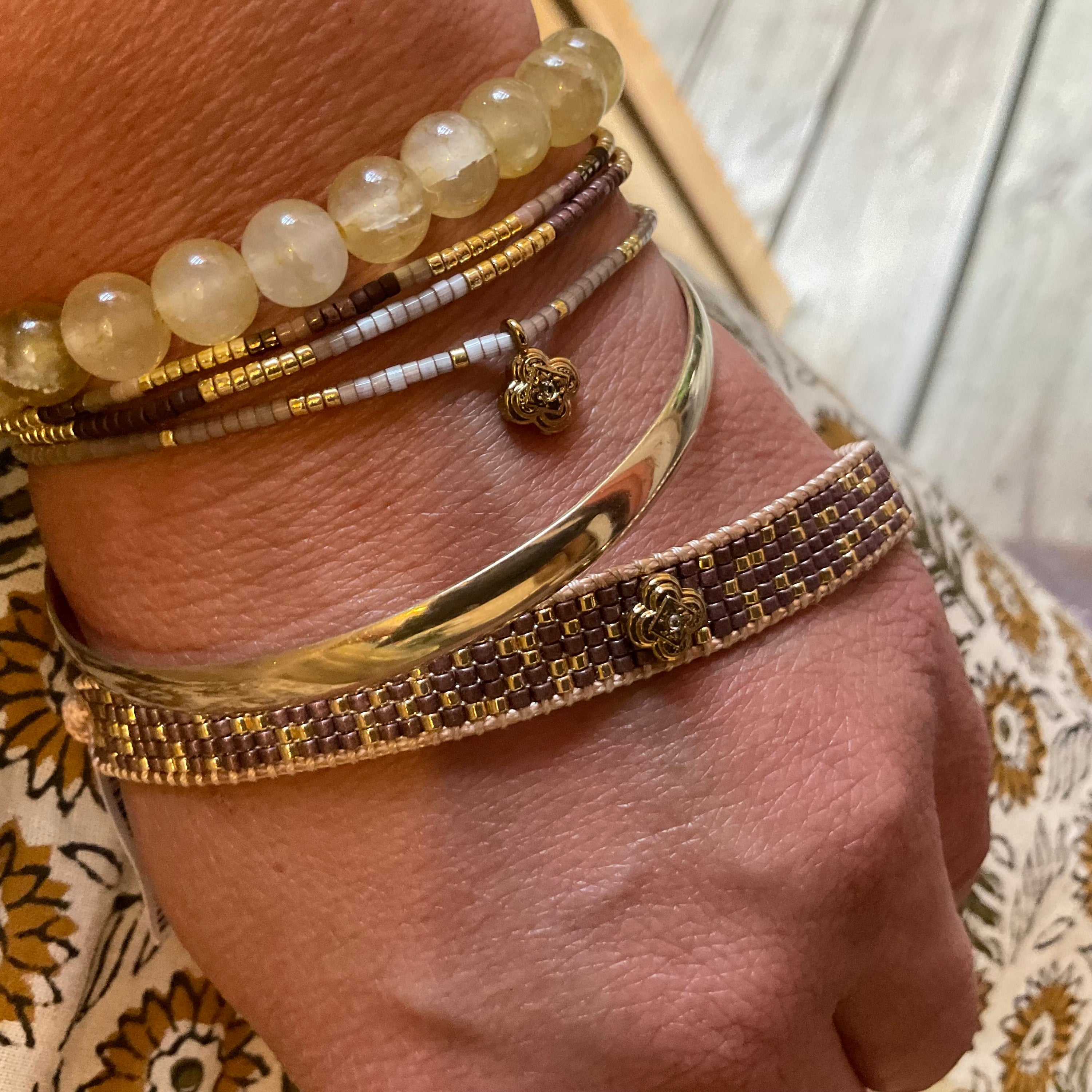 Belle Mais Jeanne wristlet LittleLintons