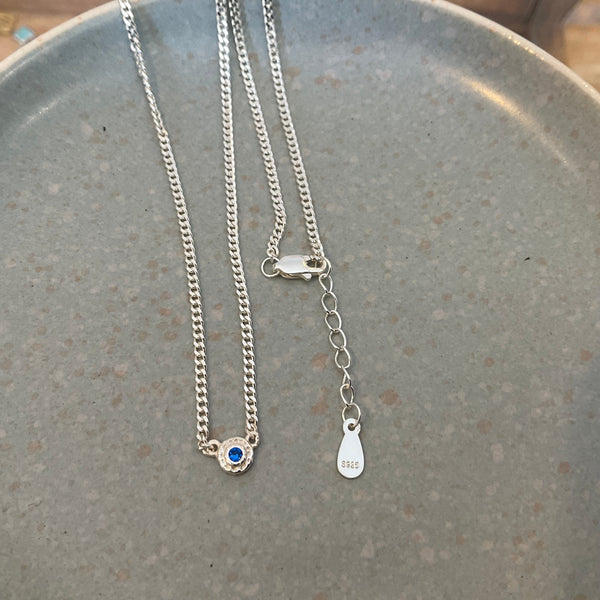 Blue stone necklace LittleLintons