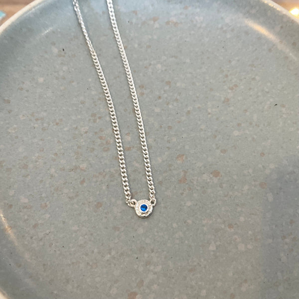 Blue stone necklace LittleLintons