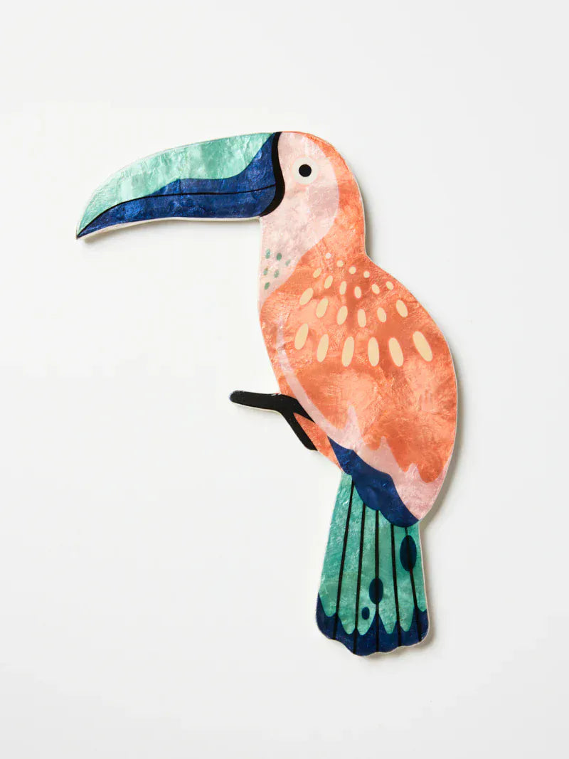 Canopy peach toucan hanger LittleLintons