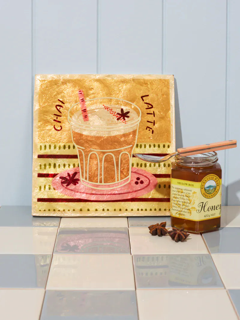 Chai latte wall hanger LittleLintons