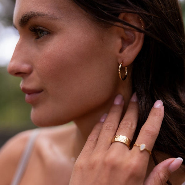 Coral hoops LittleLintons