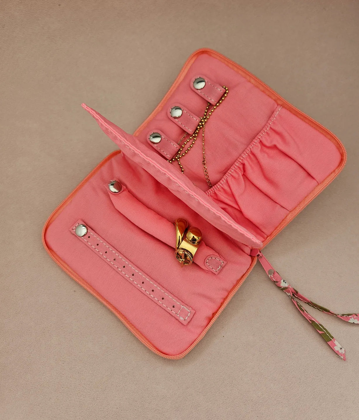 Cotton jewellery purse LittleLintons