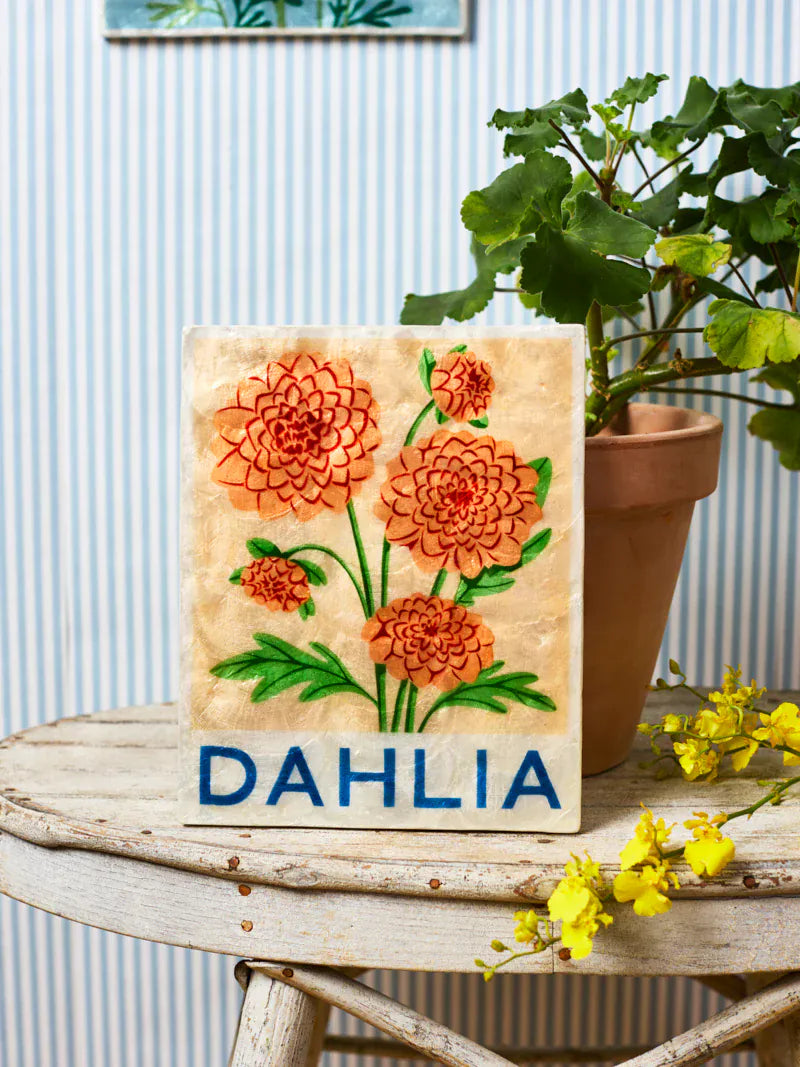Dahlia wall hanger LittleLintons