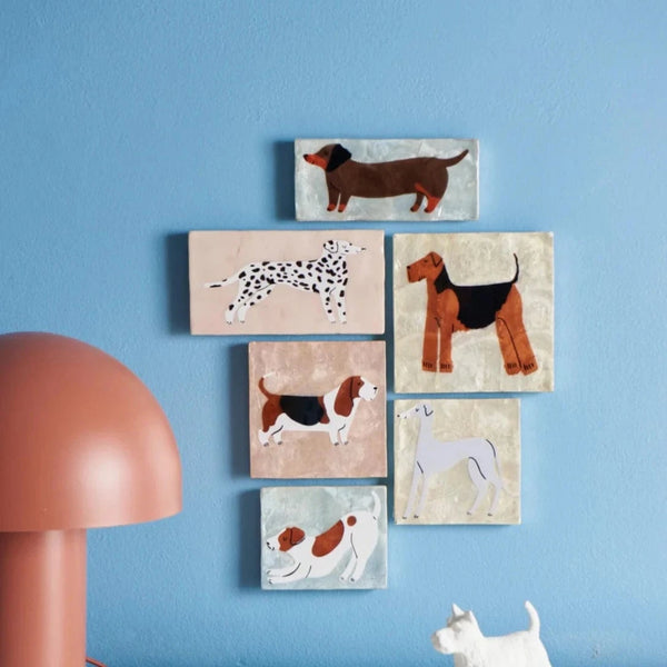 Dog tile hanger LittleLintons