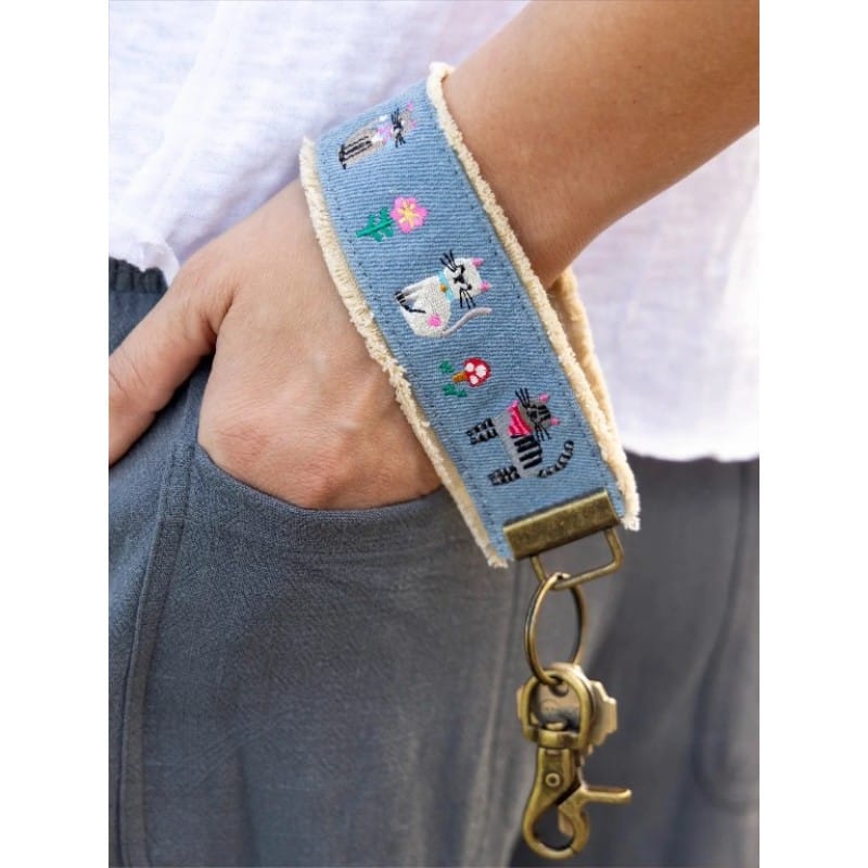 Embroidered pet keyring LittleLintons