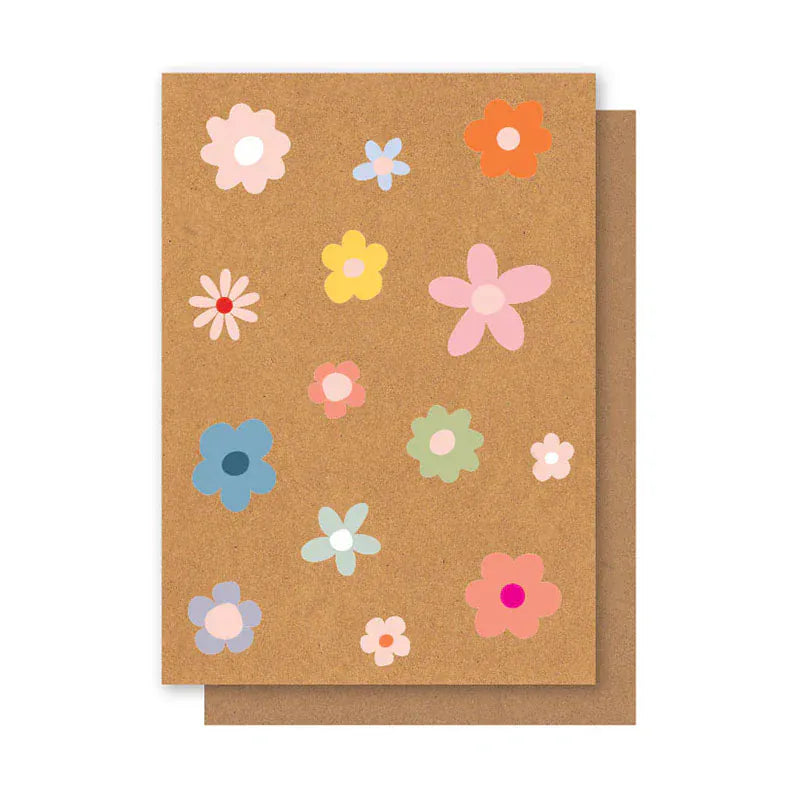 Flowers card LittleLintons