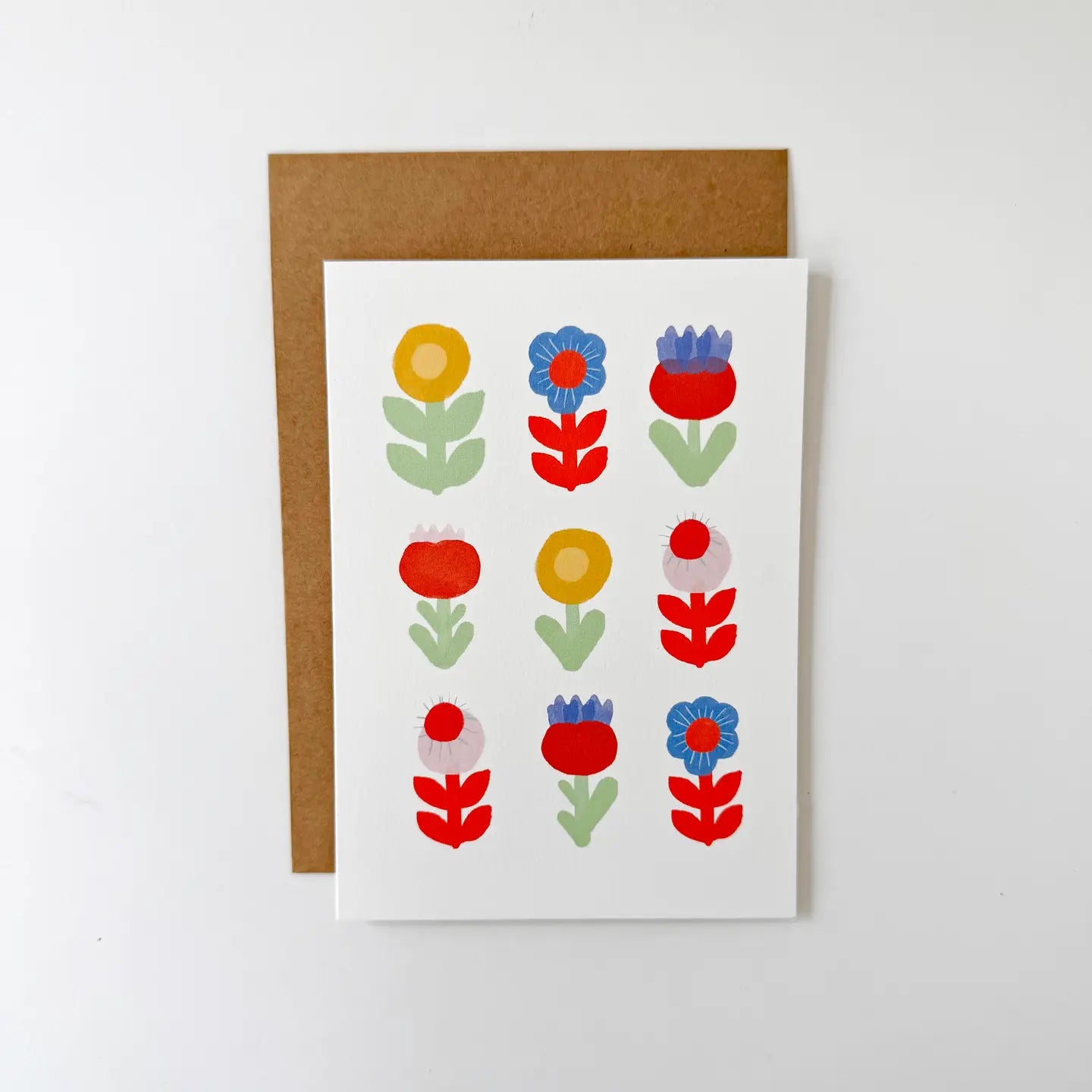 Flowers card LittleLintons