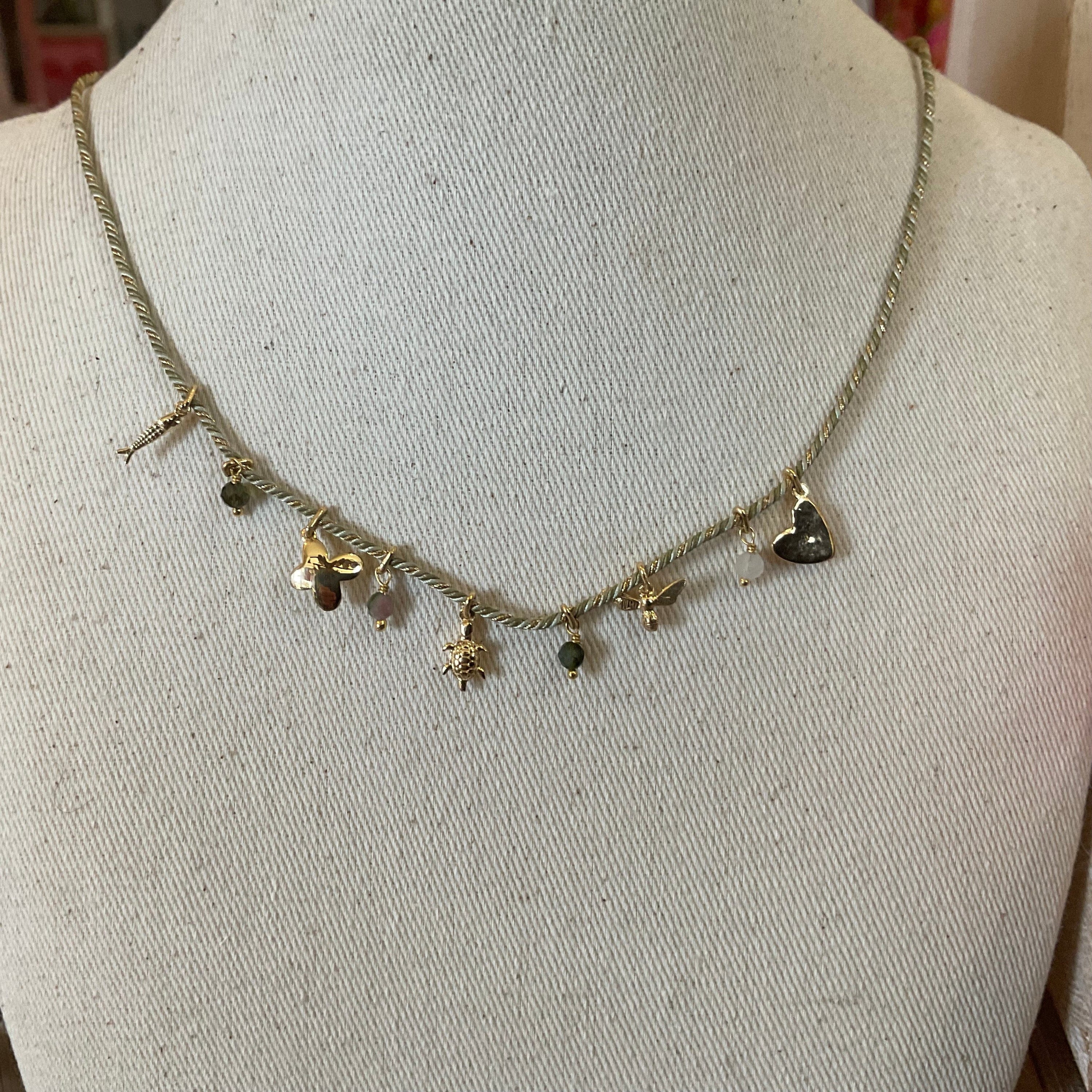 French charm necklace LittleLintons