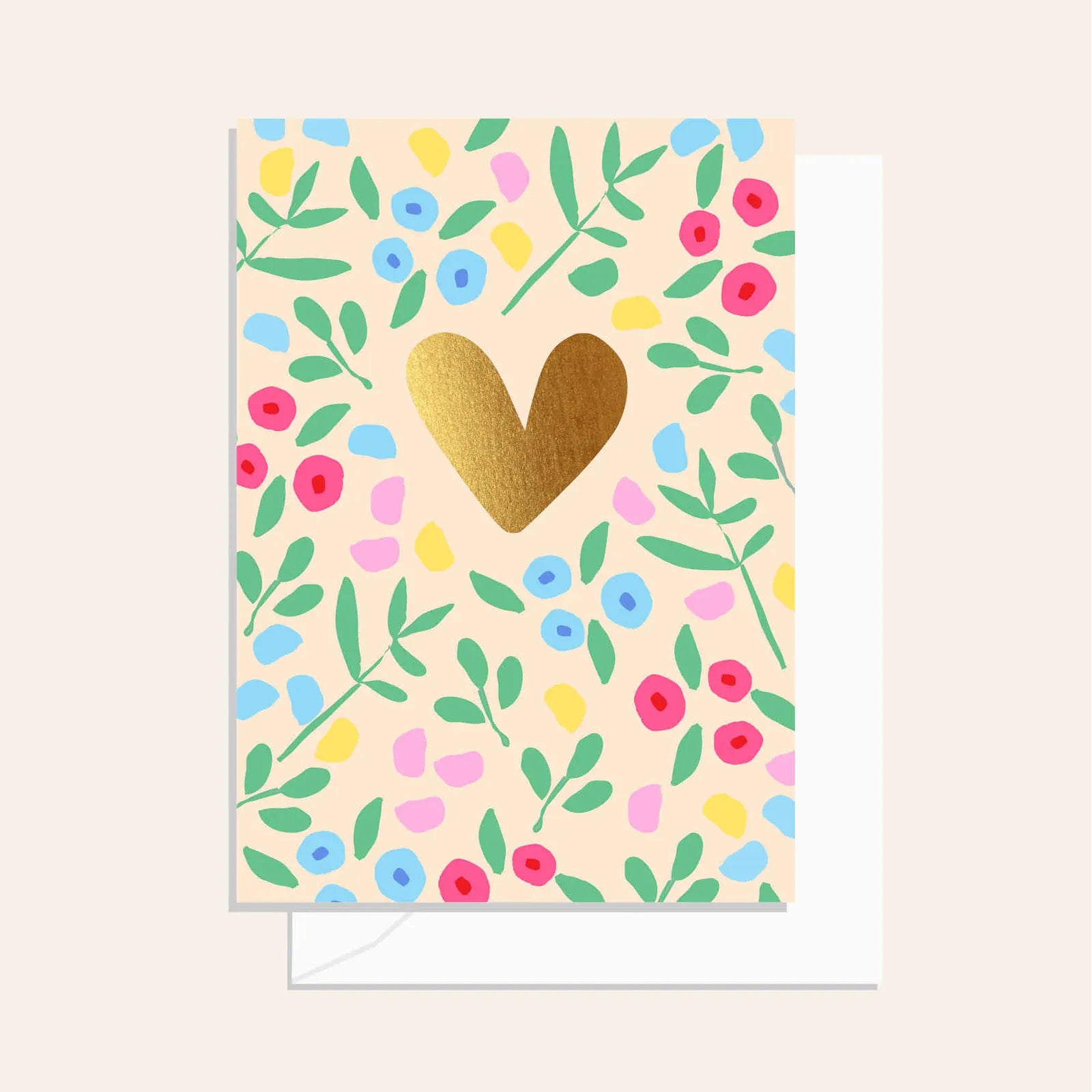 Garden heart card LittleLintons