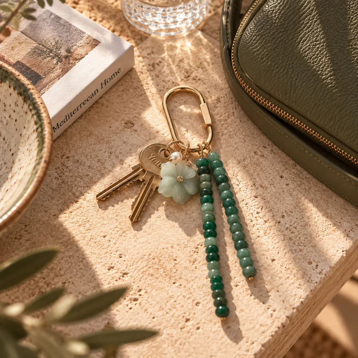 Gemstone keyring LittleLintons