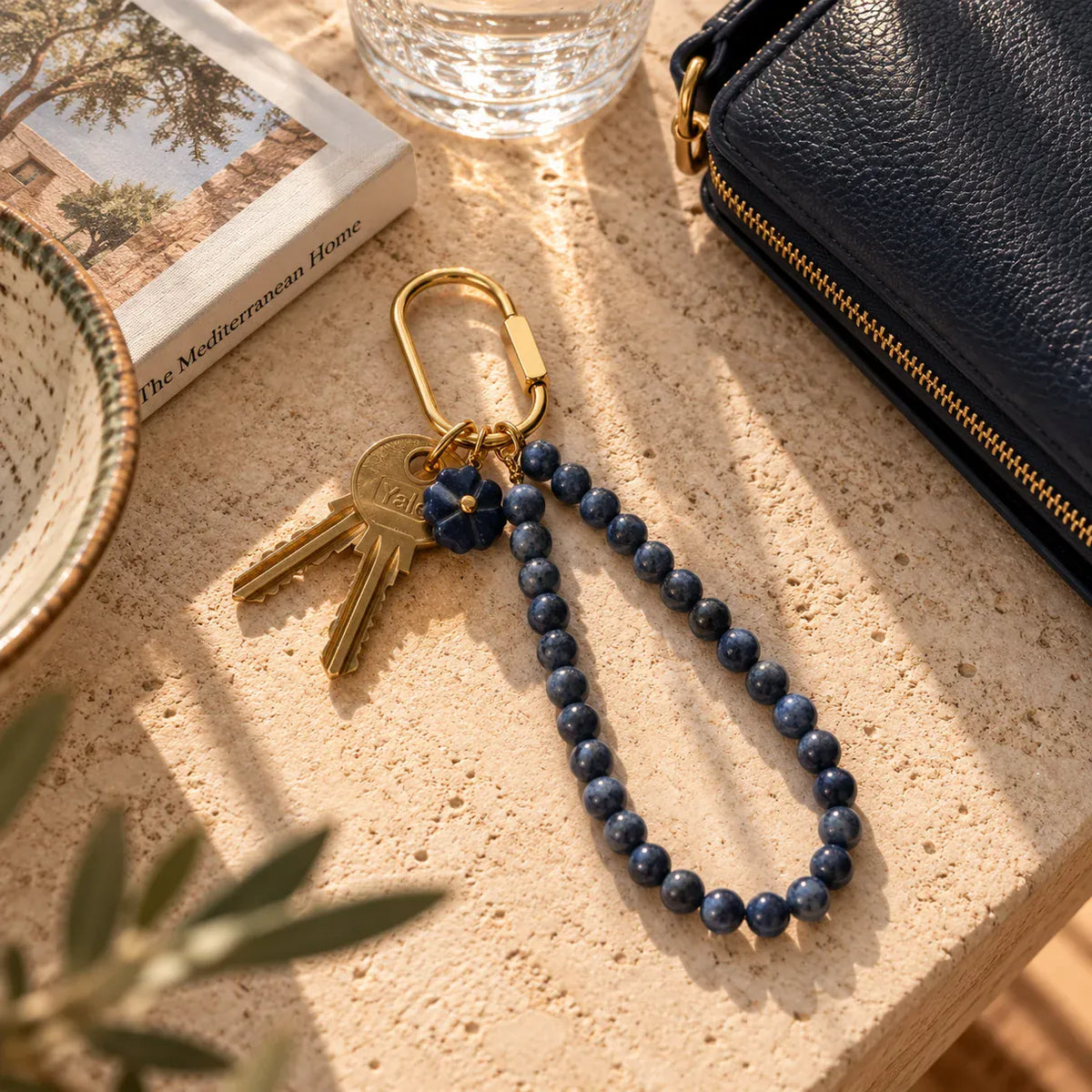Gemstone keyring LittleLintons