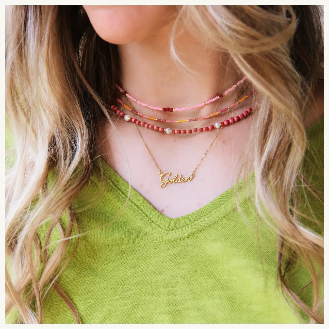 Golden necklace LittleLintons