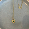 Green Heart necklace LittleLintons