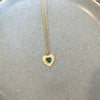 Green Heart necklace LittleLintons