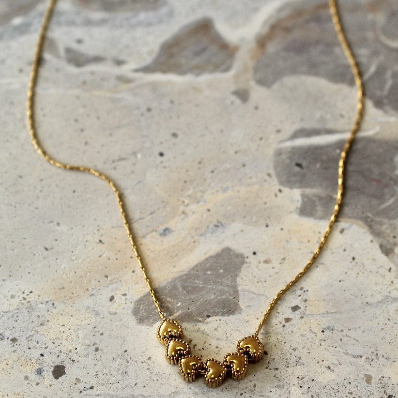 Heart 6  necklace LittleLintons