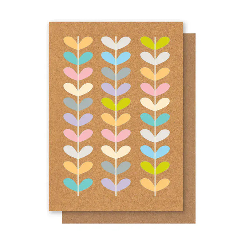 Hearts chain card LittleLintons